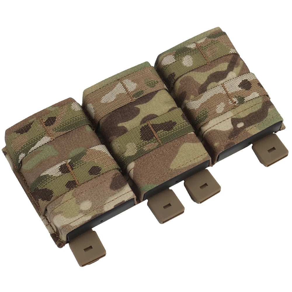 Triple Medium 5.56 Magazine Bag, Tactical Vest Magazine Bag, M4 KYWI MAG Magazine Bag, Tactical Hunting Airsoft equipment