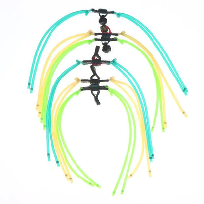 4-Strand Spliced High Elastic Slingshot Rubber Band 1636-1632 Combined for G5 Slingshot Outdoor Shooting Game Activities