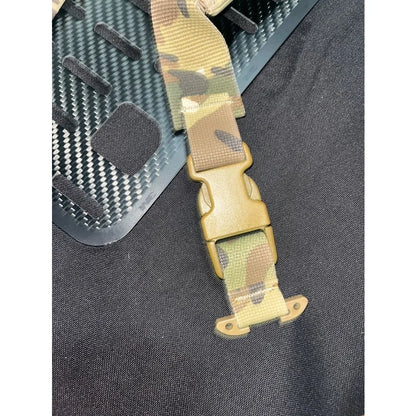 Tactical Carbon Fiber Quick Release Backboard Vest Backpack Carrier