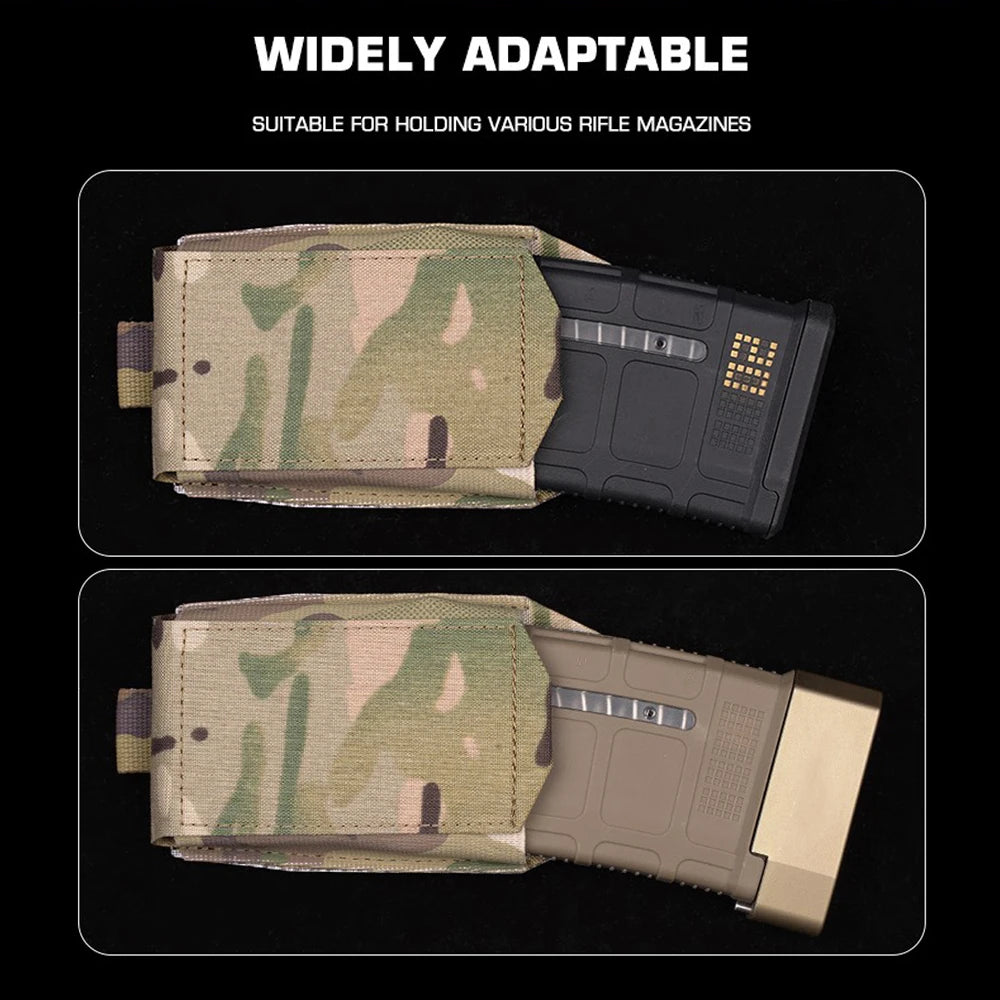 Tactical Belt Magazine Pouch Horizontal Mount Lightweight Outdoor Hunting Shooting Rifle M4 AR 5.56 7.62 MAG Holder Pouch Gear