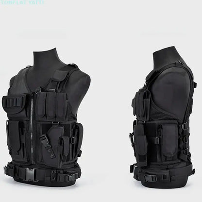 Hunting Security Clothes Swat Tactical Vest Swat Jacket Chest Rig Multi-pocket Swat Army Cs Hunting Vest Camping Accessories