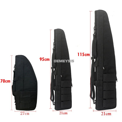 70 95 115cm Gun Bag Case Tactical Rifle Bag Backpack Sniper Carbine Airsoft Shooting Carry Shoulder Bags for Hunting Tools