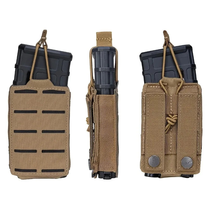 ctical quick-draw 5.56 magazine pouch M4 tactical quick-draw box magazine sleeve molle accessory pouch small expansion side pouc
