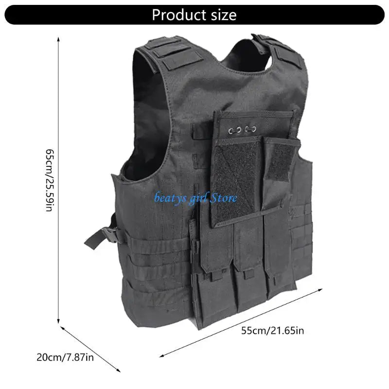 C7AB Multifunctional Breathable Combat Training Vest Plate Carriers Vest Vest for Hunting Outdoor Sports