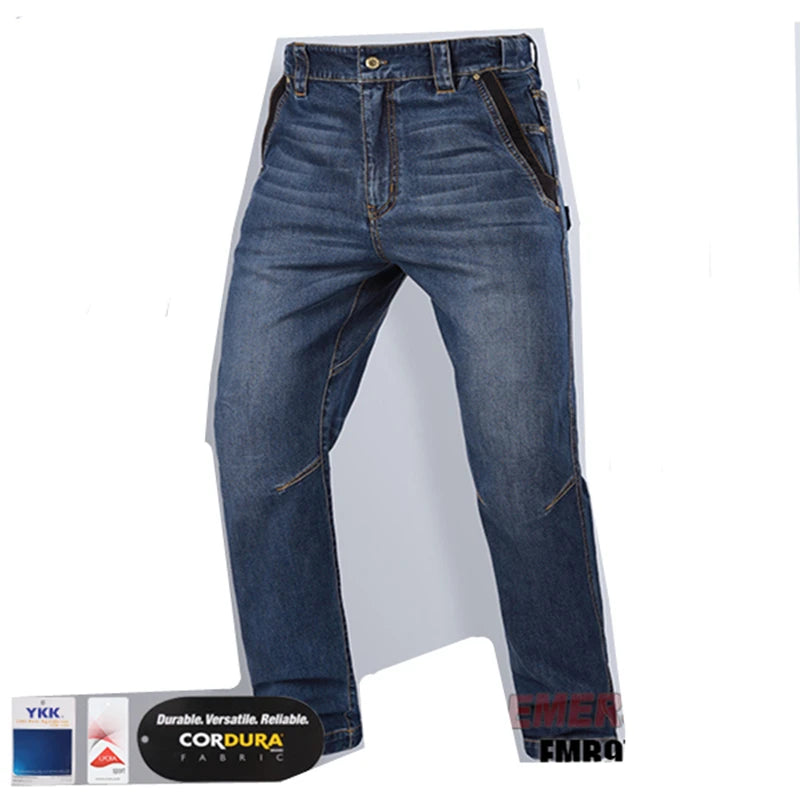 Emersongear Fashion Freedom Tactical Jeans Duty Cargo Trousers Ergonomic DENIM Pants Camping Hiking Hunting Outdoor