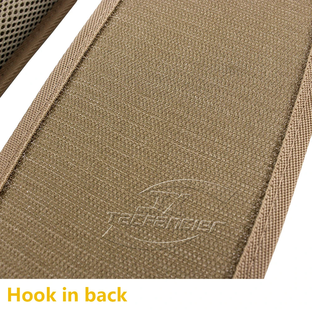 Tactical Vest Pad EVA Foam Mesh Plate Carrier Padding Cushion Soft Baffle Hook And Loop Attachment Hunting Vest Accessories