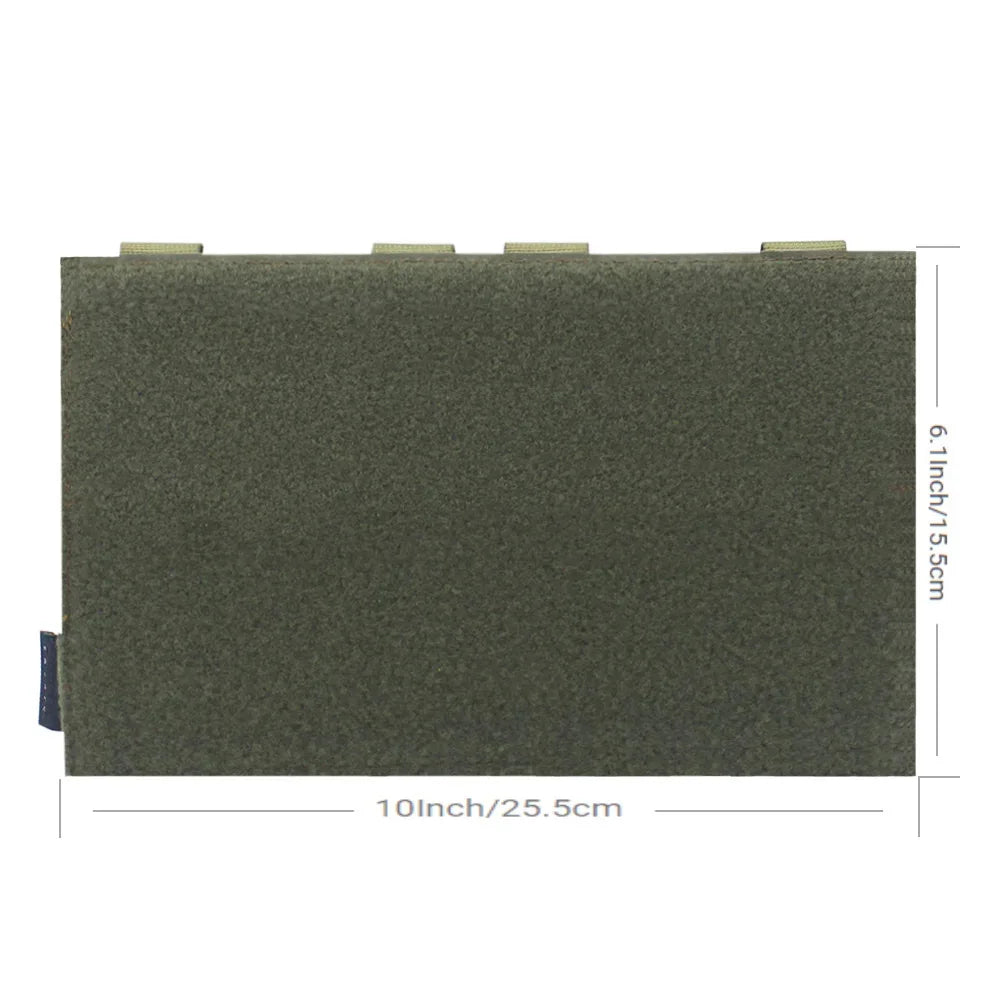 New Style 1000D Nylon Tactical Vest Patch Molle Adapter Panel Hook&Loop Converter For Attching ID Patches EDC Tool Bag