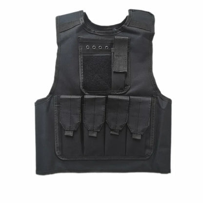Kids Boys Tactical Vest Camouflage Bulletproof Combat Armor Tops Special Forces Hunting Uniform Military Outdoor Equipment