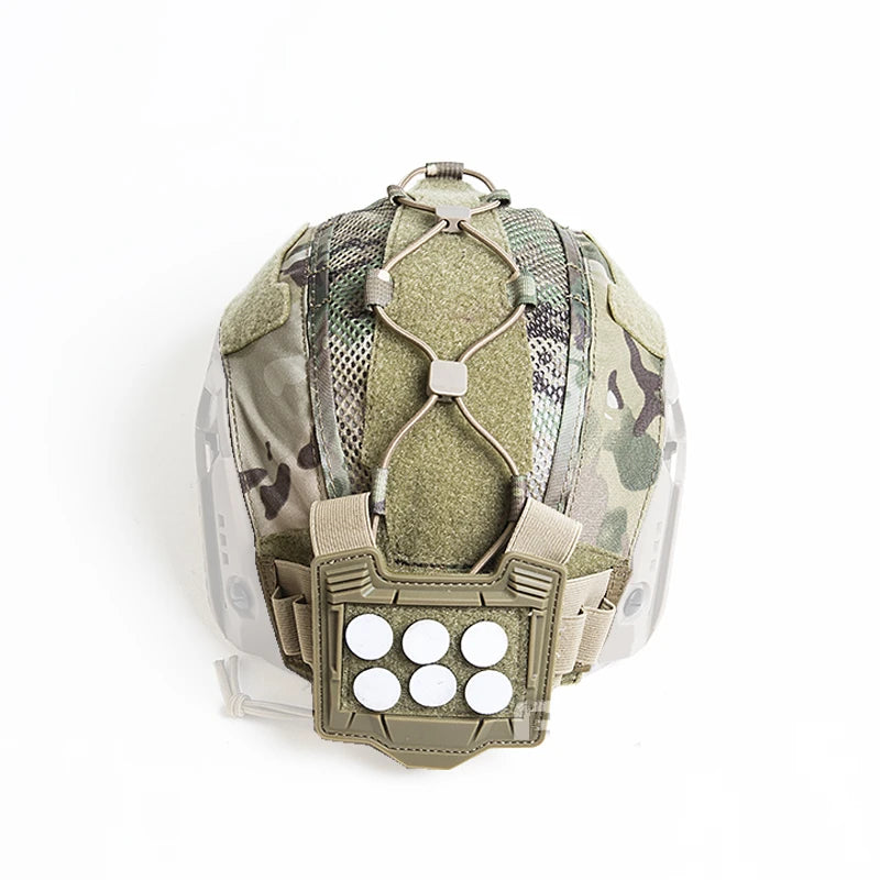 FMA Tactical Maritime Helmet Cover Multifunctional Battery Holder Balanced Pouch Bag BK/DE/MC