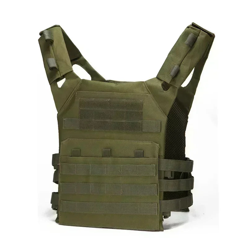 Men's Vest Molle Plate Carrierr Magazine Tactical Vest Train Body Armor Combat Camo CS Hunting Equipment
