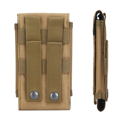MOLLE Tactical Phone Pouch Outdoor Universal Smartphone Pouch 600D Nylon Belt Waist Bag for Hunting Travel Hiking
