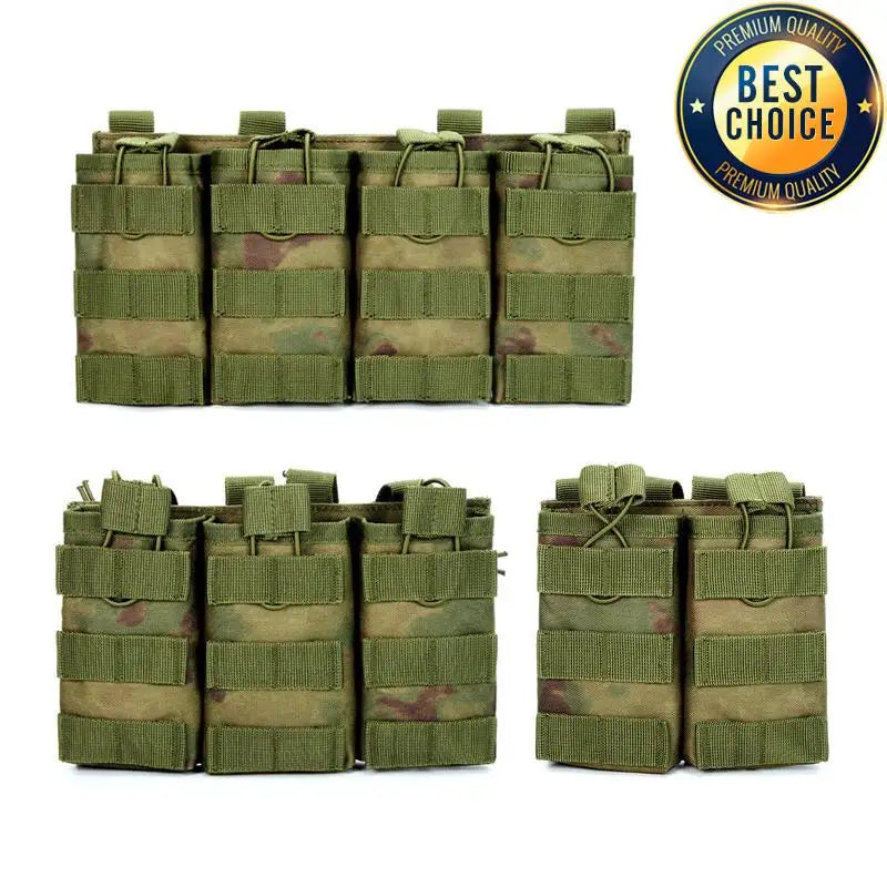 1000D Tactical Magazine Pouch Double/Triple/Quadruple Mag Pouch Airsoft Ak 5.56mm M4 Ar Rifle Hunting Accessories