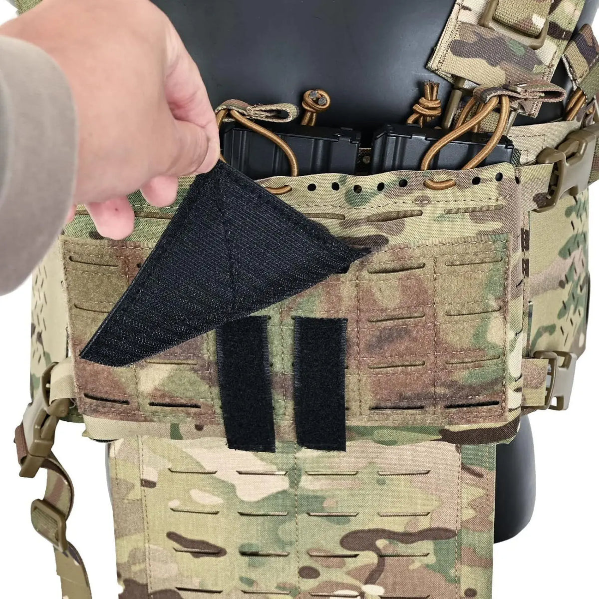 Tactical MOLLE Patch Board Mounting Placard Badge Pad Morale Patches Molle Patch Panel MOLLE System for Hunting