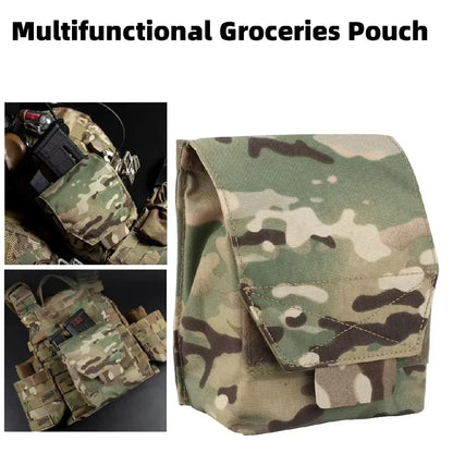 Tactical JSTA Multifunctional Magazine Pouch 7.62 5.56 9mm MAG Stacked Pocket SS Style General Purpose Magazine Pouch 500D Nylon