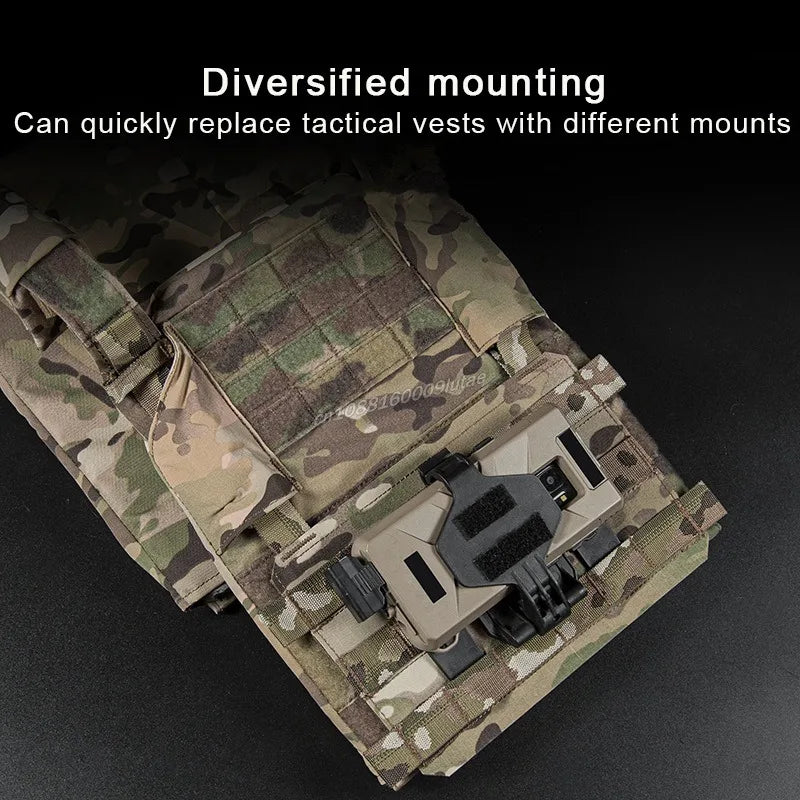 Tactical Front Panel Placard Conversion Adapter Quick Change Flaps Accessories Thorax MOLLE Vest AVS JPC Plate Carrier Airsoft