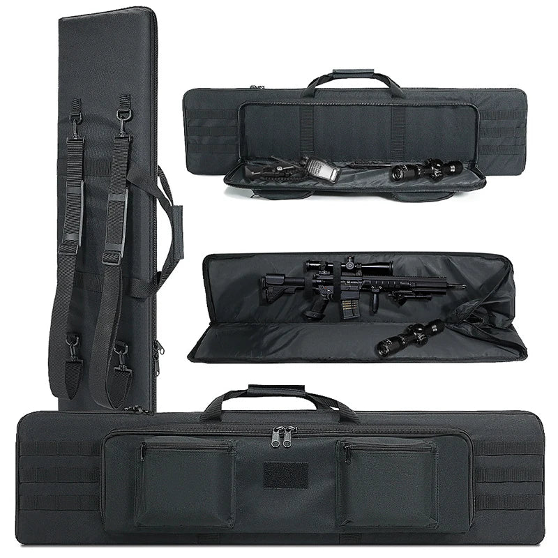 Tactical 100cm 120cm Gun Bag Case Rifle Bag Backpack Sniper Carbine Airsoft Shooting Carry Shoulder Bags for Hunting Accessories