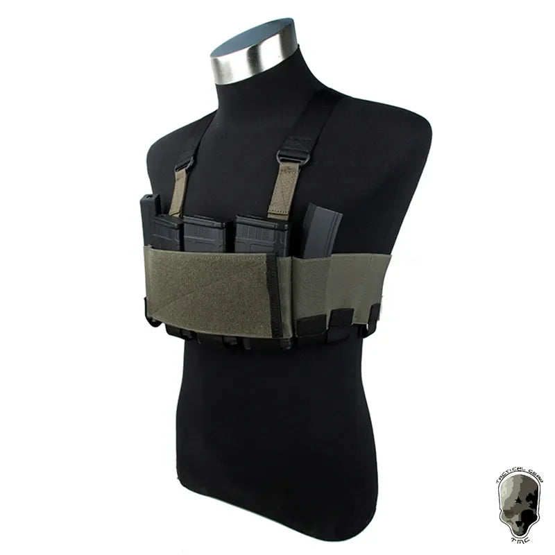 TMC Lightweight Low Visibility RD Chest Rig w/ 5.56 Mag Pouch Citizen Urban Tactical Gear TMC3533