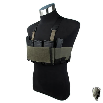 TMC Lightweight Low Visibility RD Chest Rig w/ 5.56 Mag Pouch Citizen Urban Tactical Gear TMC3533