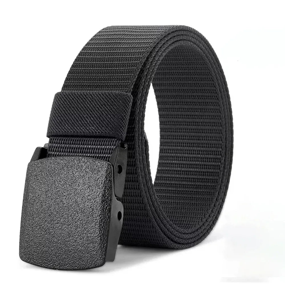 Men's Belt Outdoor Casual Canvas Belt Metal Free Training Nylon Tactical With Pants Jeans Belt Sports Belts For Men Women