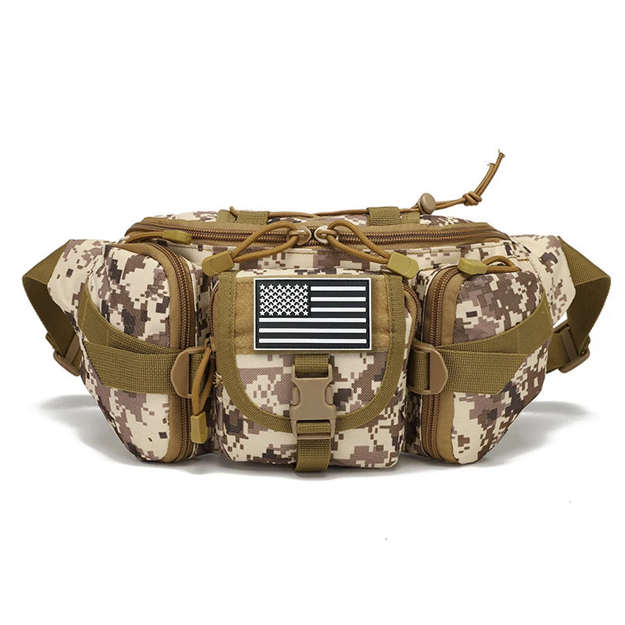 Outdoor Sports Hunting Waist Bag Multi functional Chest Bag Durable and Durable