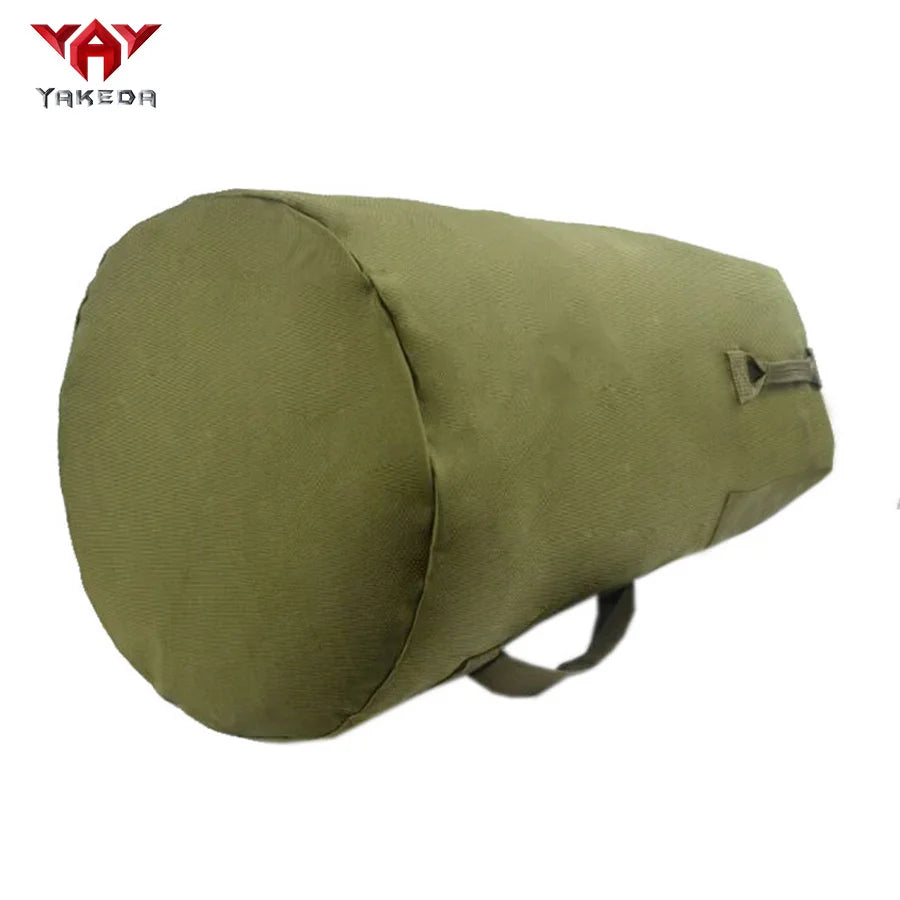 Mountaineering travel bag, backpack, large capacity bucket bag, men's sports outdoor waterproof bucket bag, backpack