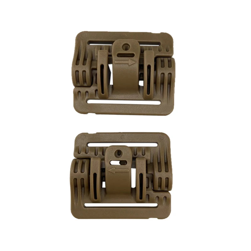 Tactical 2pcs Tactical Vest Quick Release Buckle Slider Strip Module Strip Buckle