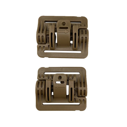 Tactical 2pcs Tactical Vest Quick Release Buckle Slider Strip Module Strip Buckle