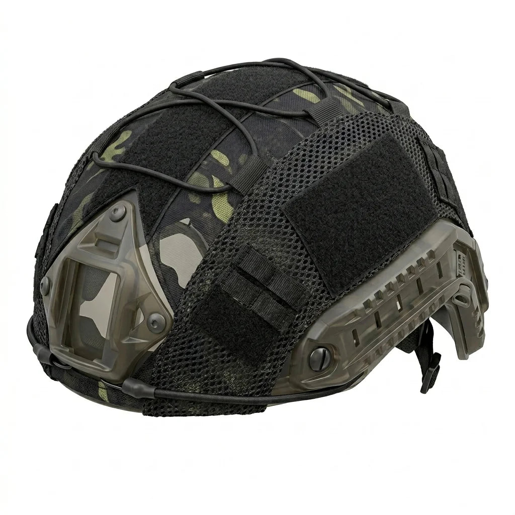 OPHIDANTC Tactical FAST Helmet Cover, 500D Nylon Durable Protective Gear for Hunting, Airsoft & Military