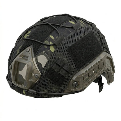 OPHIDANTC Tactical FAST Helmet Cover, 500D Nylon Durable Protective Gear for Hunting, Airsoft & Military