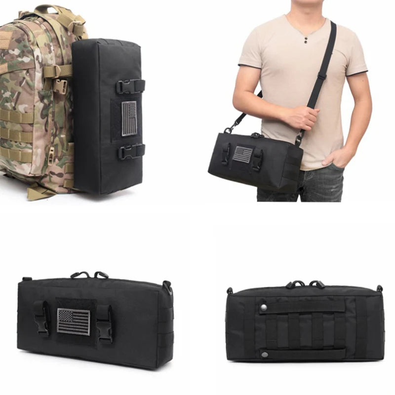 Tactical Molle Pouch Outdoor Sports Multi-Purpose Large Capacity Increment Pouch Short Trips Bag for Hunting Paintball