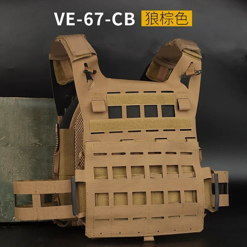 WOSPORT Tactical Vest SPC Tactical Vest High-end Version MOLLE System Convenient Quick-release Matte Fabric Hunting Vest