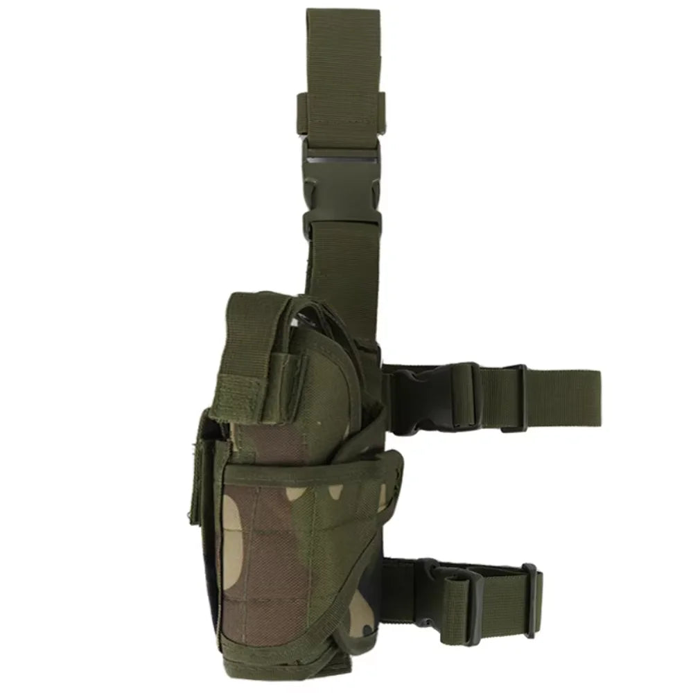 Tactical Leg Holster Airsoft Hunting Pistol Holster Pouch Adjustable Strap Nylon Gun Holster For Universal Gun