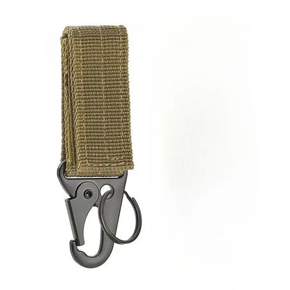1/2/3pcs Outdoor Camping Carabiner Molle Tactical Backpack Key Hook Webbing Buckle System Belt Buckle Hanging Climbing Accessory