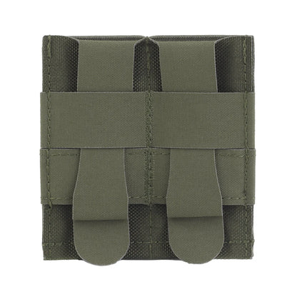 OPHIDIANTAC Lightweight Elastic Double 9MM Mag Pouch Back MOLLE Design for Plate Carrier or Chest Rig