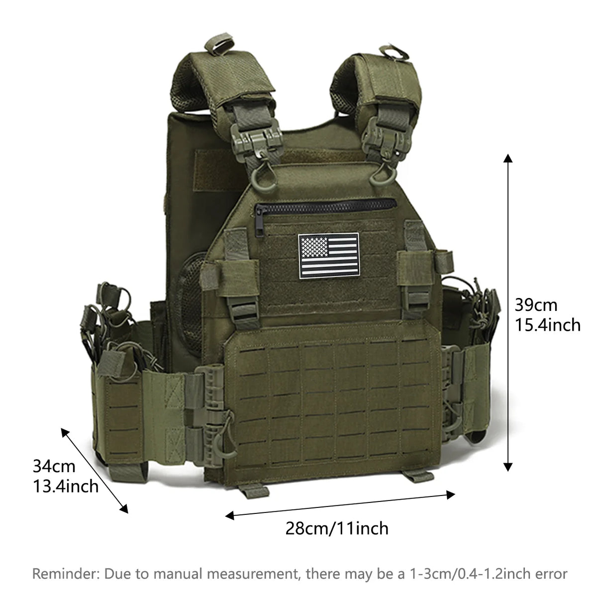 TT uick release hunting vest with chest zipper anti-theft bag MOLLE modular expansion breathable elastic vest