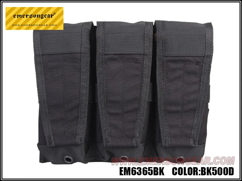 Emersongear Flap Triple Magazine Pouch Mag Storage Purposed Bag Molle System