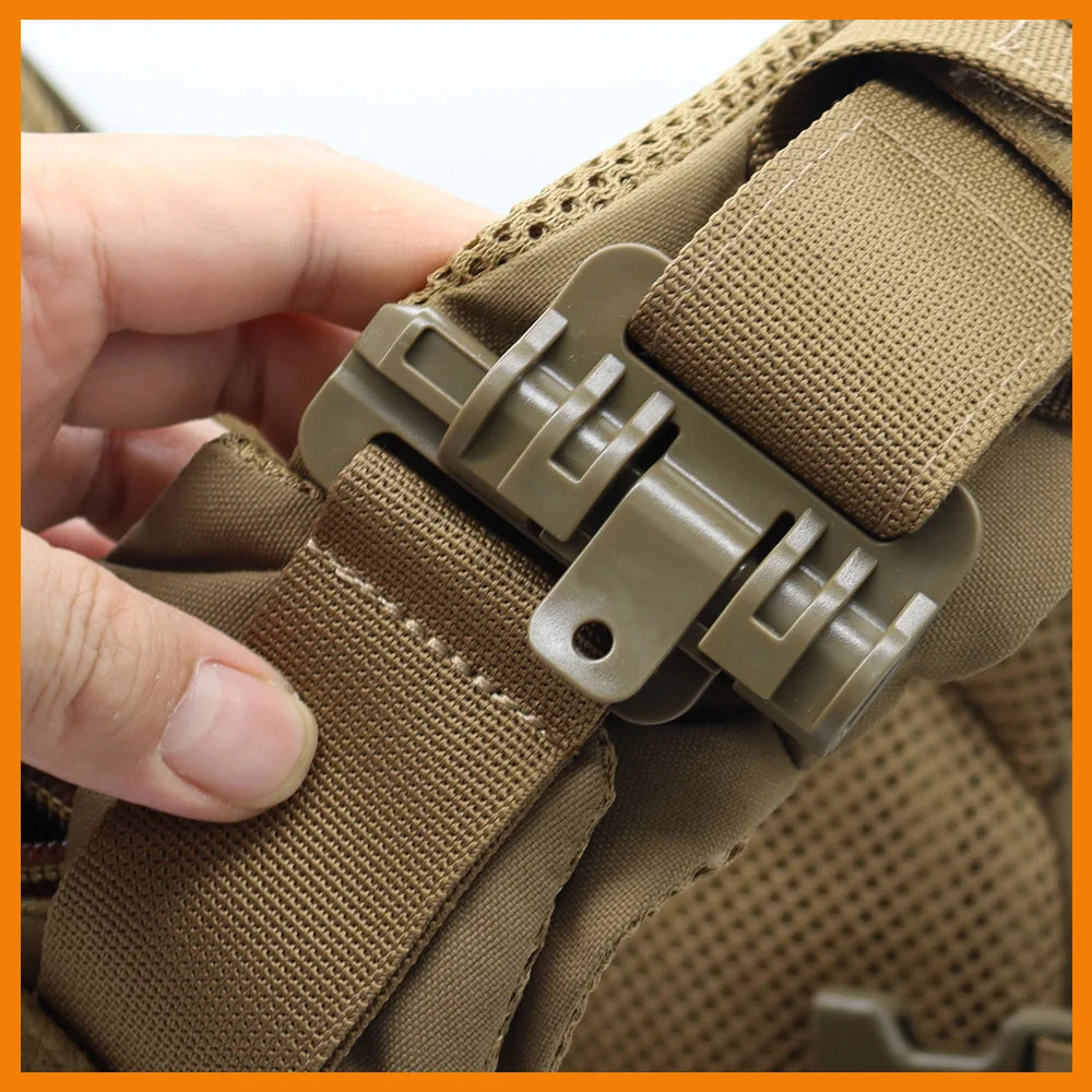1 Pair Tactical Vest Quick Release Buckle Rapid Open Connector Hunting Vest Cummerbund Shoulder Webbing Connector Accessories