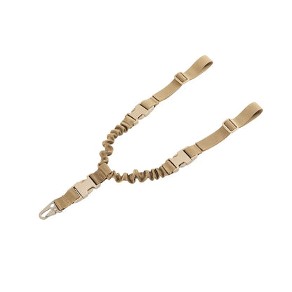 EXCELLENT ELITE SPANKER Tactics Telescopic Hanging Rope Quick Release Bungee Sling Dual Use Adjustable Lanyard Telescopic