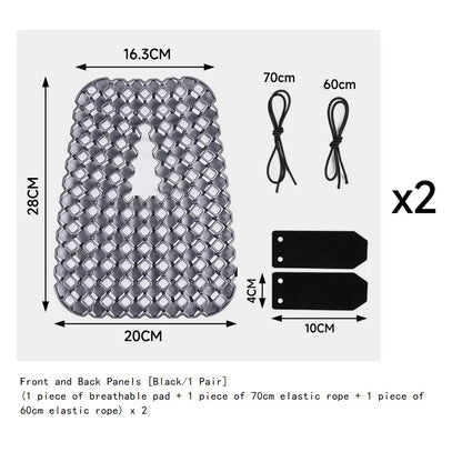 Tactical Vest,  Universal Heat Dissipation, 3D Ventilation, Portable Breathable Pad