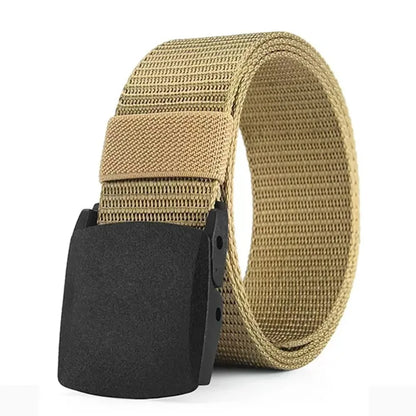Men's Belt Outdoor Casual Canvas Belt Metal Free Training Nylon Tactical With Pants Jeans Belt Sports Belts For Men Women