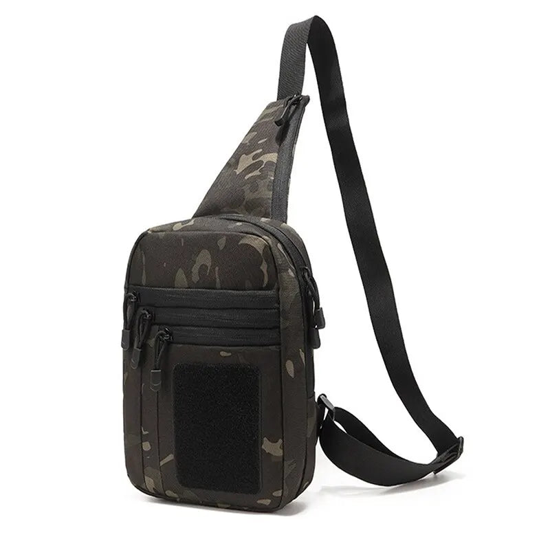 New sports shoulder bag, laser chest bag, travel waterproof and wear-resistant shoulder bag, equipment storage, outdoor camping