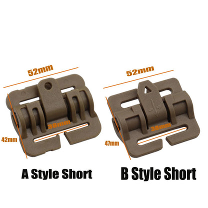 1 Pair Tactical Vest Quick Release Buckle Rapid Open Connector Hunting Vest Cummerbund Shoulder Webbing Connector Accessories
