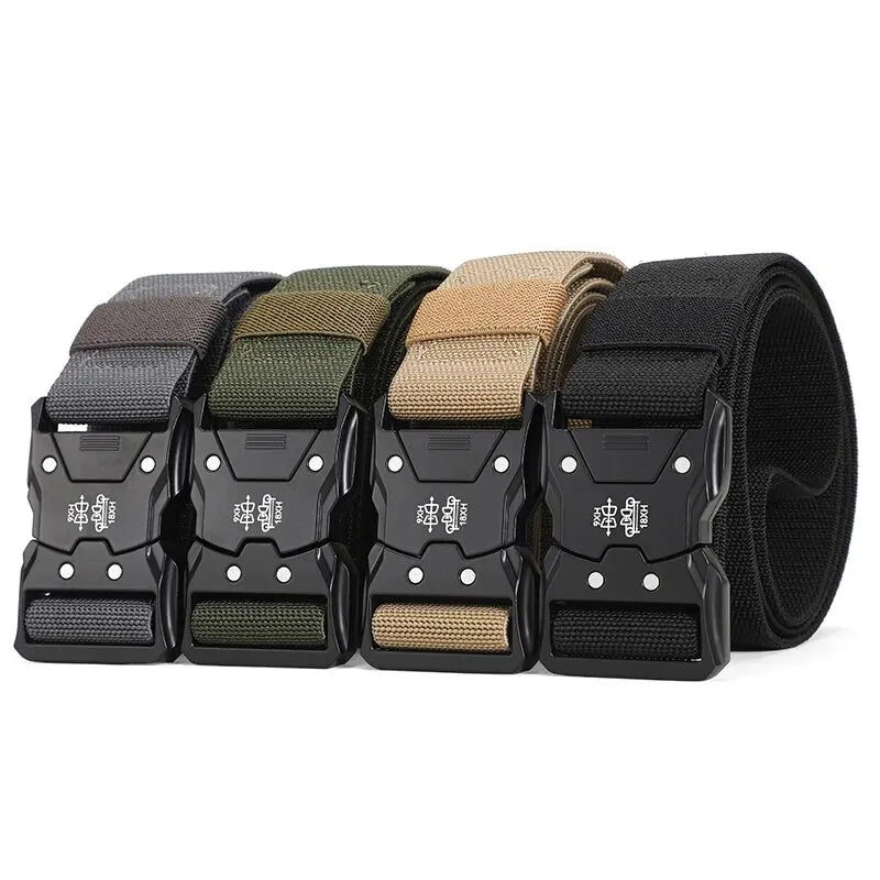 2026 New Classic Design Fashion Matching Essentials Tactical Quick Release Snap Snap Elastic Leisure Outdoor Training Belt