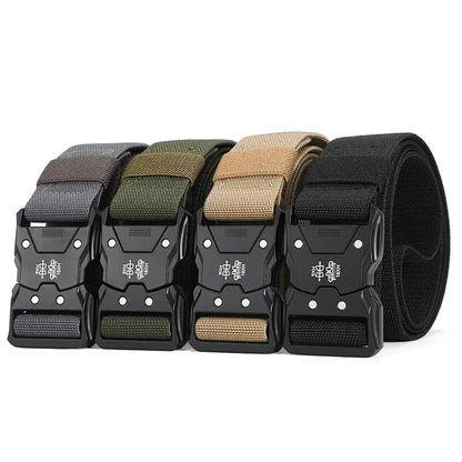 2026 New Classic Design Fashion Matching Essentials Tactical Quick Release Snap Snap Elastic Leisure Outdoor Training Belt