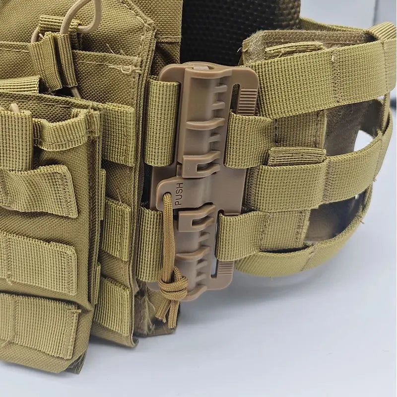 New Quick Release Buckle Tactical Vest JPC Triple Magazine Pouch Hunting Molle Plate Airsoft Accessory Carrier CS Game Vest Gear