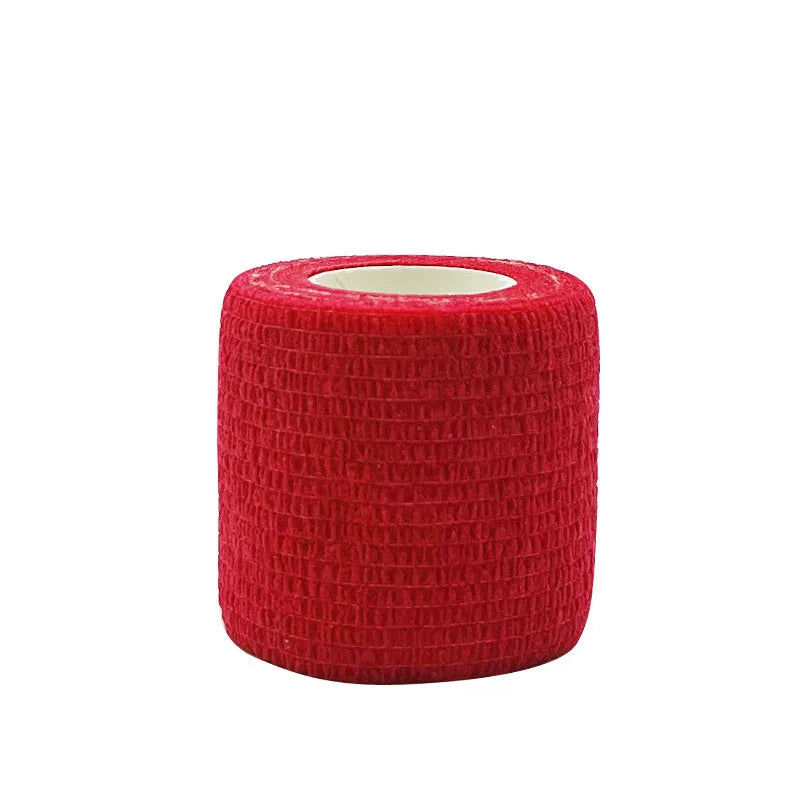 1/3/6/20PCS Sports Self Adhesive Bandages Anti-slip Red Elasticn Athletic Nonwove Waterproof Elastic  Wrist Ankle Bandages