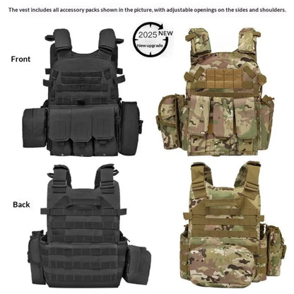 Kids Military Combat Vest Adjustable Tactical Airsoft Paintball Vest For Outdoor CS Game Cosplay Role Playing Children Costume