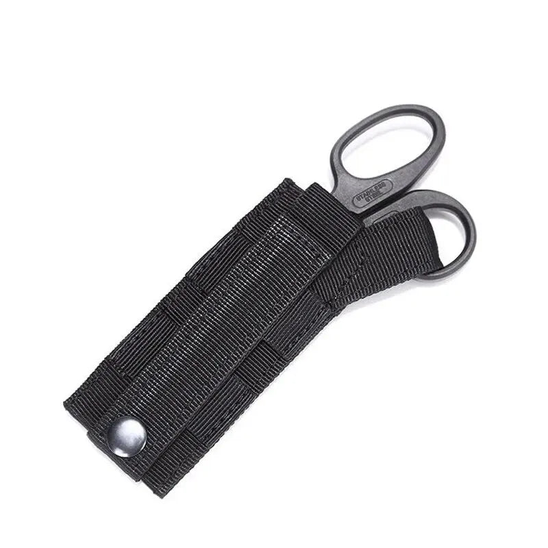 Tactical Molle Medical Scissors Pouch Flashlight Knife Holster EMT Holder Outdoor Hunting Accessories EDC Tool Bag