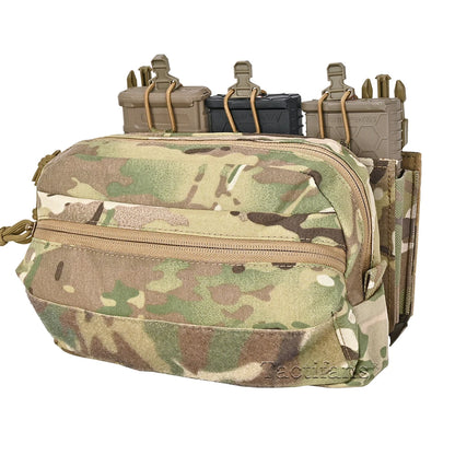 SS Style CCS GP Tactical Pouch MOLLE Mounting System Double Zipper Utility Storage Bag For MKV Chassis Placard Hunting Vest