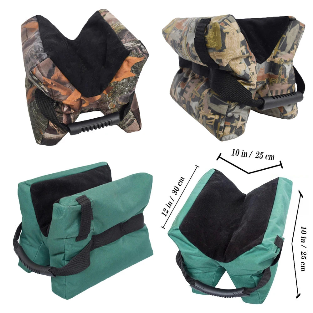 Durable Shooting Rest Bag Target Stand Oxford Cloth Un-Filled Sand Bag Bench for Hunting Photography Tactical CS Support Sandbag